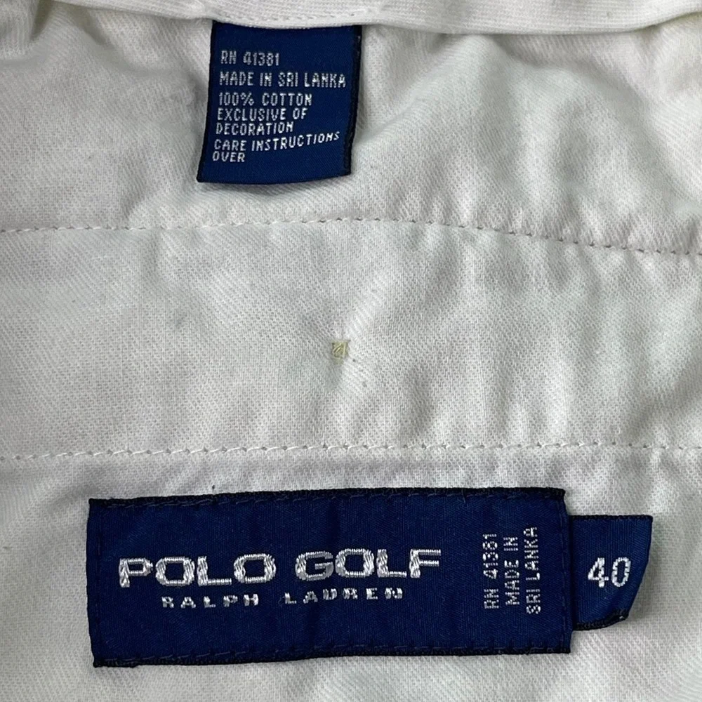 Polo Golf‎ Ralph Lauren Flat Front Chino Shorts, Size 40, Preppy, Golf Club
